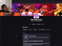 Frenni and Foxa Have Fun With The Night Guard