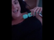 Preview 2 of Mmmm help me rub my pink pussy with this blue vibrator?
