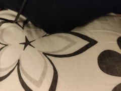 Riding my pillow and cumming