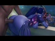 Preview 6 of Widowmaker Fucked on all sides by Bewyx