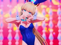 【MMD BlueArchive 4k/60fps】《Asuma Toki (飛鳥馬トキ)》~《DECO27 ft. 初音ミク (Hatsune Miku) ラビットホール》
