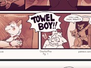 Preview 2 of Furry Comic Dub: Gay by Play (Furry Animation, Furry Femboy, Cartoon, Anal)