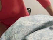Preview 1 of Hot Lustful MILF Stepmom makes a Sloppy Blowjob with Cum in Mouth a her Stepson
