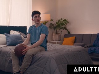 ADULT TIME - Big Titty Stepmom Natasha Nice Teaches Innocent Stepson How To Edge And Fuck!