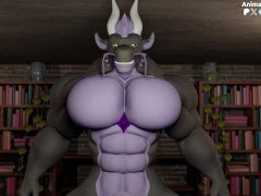 Magic Book Hyper Muscle Growth Animation