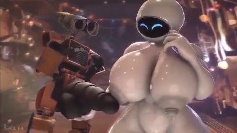 Sexy Robo Fucking Huge Tits et Ass Footjob Tittyfuck