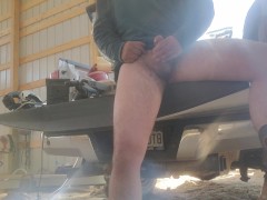 Quick barn jerk! - Screenshot 13 of 16 - Solo Masturbation