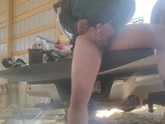 Quick barn jerk! - Screenshot 15 of 16 - Solo Masturbation