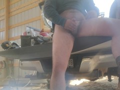 Quick barn jerk! - Screenshot 7 of 16 - Solo Masturbation