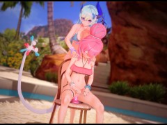 3D girl hentai sex toys