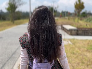 I got Fucked by a Stranger I Met in a Public Park and she Turned out to be Cxlila