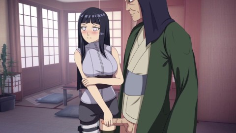 ENTRENANDO A HINATA - PERSUADIENDO A HINATA DE HACERLE UNA PAJA AL SEÑOR FEUDAL - KUNOICHI TRAINER