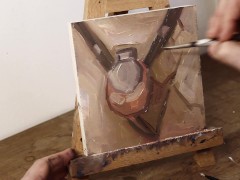 Cock Cage and Fresh New Sissy - JOI of Painting Episode 119