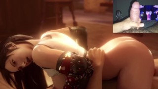 Tifa vs Jessie Final Fantasy Hentai 3D sin censura