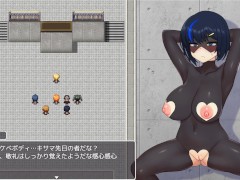 【戦隊戦姫バスターブルー-悪の組織への潜入-(体験版)実況】地味爆乳変身ヒロインJ〇が団員におっぱい揉まれたりご奉仕フェラすることになり・・(RPG同人エロゲー) - Screenshot 14 of 16 - エロゲ実況