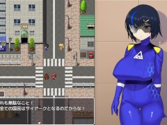 【戦隊戦姫バスターブルー-悪の組織への潜入-(体験版)実況】地味爆乳変身ヒロインJ〇が団員におっぱい揉まれたりご奉仕フェラすることになり・・(RPG同人エロゲー) - Screenshot 2 of 16 - Hentai