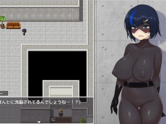 【戦隊戦姫バスターブルー-悪の組織への潜入-(体験版)実況】地味爆乳変身ヒロインJ〇が団員におっぱい揉まれたりご奉仕フェラすることになり・・(RPG同人エロゲー) - Screenshot 5 of 16 - エロ ゲーム