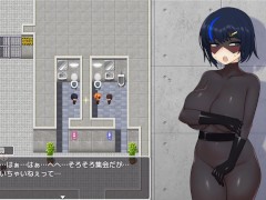 【戦隊戦姫バスターブルー-悪の組織への潜入-(体験版)実況】地味爆乳変身ヒロインJ〇が団員におっぱい揉まれたりご奉仕フェラすることになり・・(RPG同人エロゲー) - Screenshot 7 of 16 - Hentai