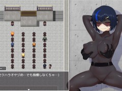 【戦隊戦姫バスターブルー-悪の組織への潜入-(体験版)実況】地味爆乳変身ヒロインJ〇が団員におっぱい揉まれたりご奉仕フェラすることになり・・(RPG同人エロゲー) - Screenshot 9 of 16 - エロゲ実況