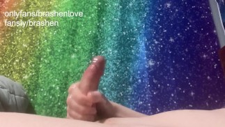 Gay Teen Ashen Strokes His Cute Penis and Cums