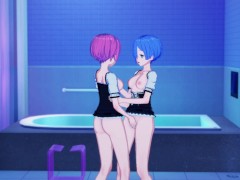 Rem and Ram ( Re:Zero ) - Screenshot 2 of 16 - Anime Hentai