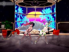 Zoe & Lily Hentai 💦 PALWORLD 18+ year old Girls Fun Night out | R34 Anime Sex JOI 3D Porn - Screenshot 3 of 16 - 3d