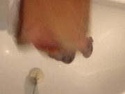 Preview 1 of A Quick Cumshot in a Dirty Sink