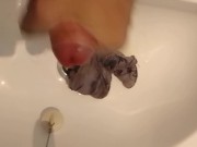 Preview 5 of A Quick Cumshot in a Dirty Sink