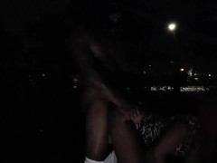 Late night tennis court beat down!