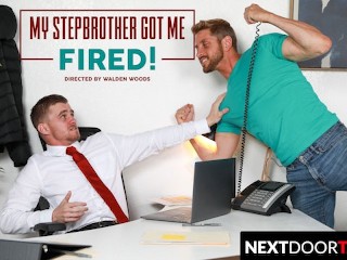 Naughty Stepbro Flip Fucks Hunk in Office - Ryan Jordan, Johnny Ford - NextDoorTaboo
