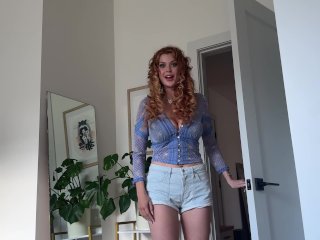Big booby redhead housesitter breaks the rules while my mom was gone!! screenshot number 0