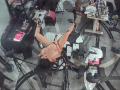 Orgasms are the best part of Bonnie's day. Pussy & AssHole Pumping in the Gyno chair. Rizin' Studio