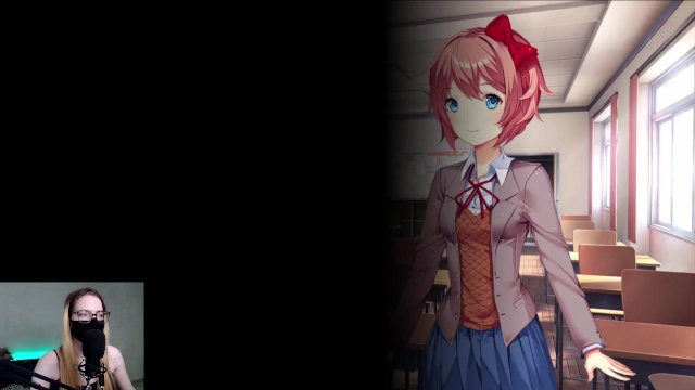 Doki Doki Literature Club! pt. 8 - Close to Sayori in an empty classroom^^