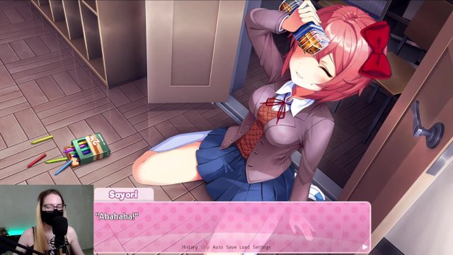 Doki Doki Literature Club! pt. 8 - Close to Sayori in an empty classroom^^