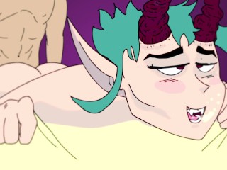 Тифлейн получает облизывание и раком