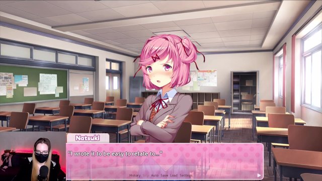 Doki Doki Literature Club! pt. 10 - Great poem by Natuski!