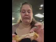 Preview 1 of Feeding time. BBW having her lunch
