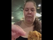 Preview 5 of Feeding time. BBW having her lunch