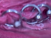 Preview 4 of Extreme Close Up Pee and My Pierced Pussy and Clit