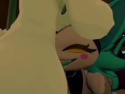 Preview 3 of Slutty Tasque Manager Gets Face Fucked By Horny Male Pokemon | VRC PORN | 3 Min Preview
