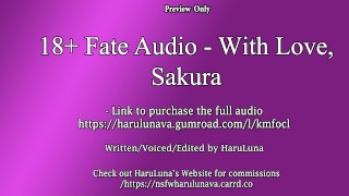 Avec Love, Sakura ~ 18+ Fate Audio ft Medusa
