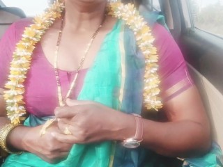 Stepdad Car Sex Telugu Dirty Talks Part 2, మామ కోడలు దెంగులాట