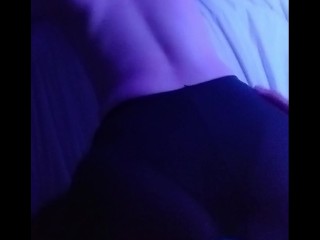 Dry humping after a night out, cumming on pantyhose