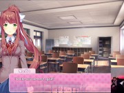 Preview 4 of Doki Doki Literature Club! pt. 13 Writing a Festival poem. What’s wrong with Sayori? and Monika?