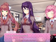 Preview 5 of Doki Doki Literature Club! pt. 13 Writing a Festival poem. What’s wrong with Sayori? and Monika?