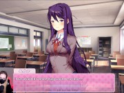 Preview 2 of Doki Doki Literature Club! pt. 14 - Reading our poems.. And I will help Yuri with the Festival!