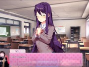 Preview 3 of Doki Doki Literature Club! pt. 14 - Reading our poems.. And I will help Yuri with the Festival!