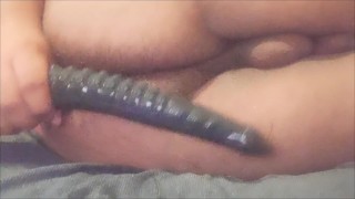 breaking my butt with dildo and anal balls