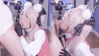 【Fate】✨ 口交 性感的玉藻前coser, 伪娘和性情色視頻 【個人撮影】 8 FGO