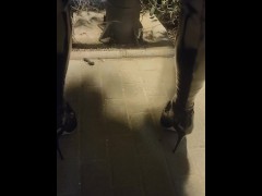 Dominatrix Latex walk